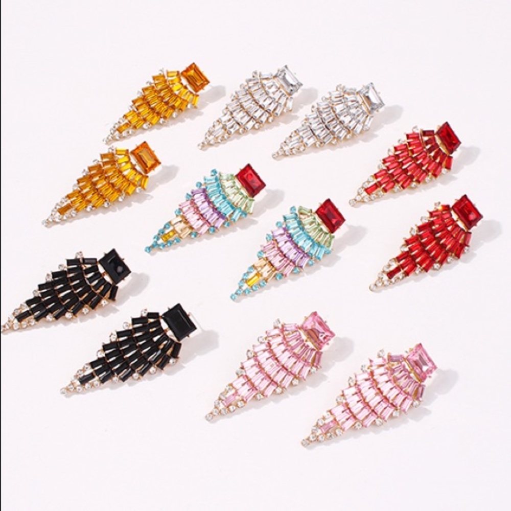 Fashion Color Drop Earrings